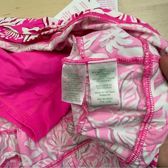 Lilly Pulitzer Aqualina Skort Luxletic PassionFruit Pink Absolutely Flamazing XS - Picture 9 of 15